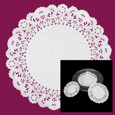 6-Inch Round Lace Doilies - 500 count